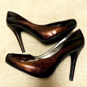 Steve Madden Bronze Brown Pumps Heels